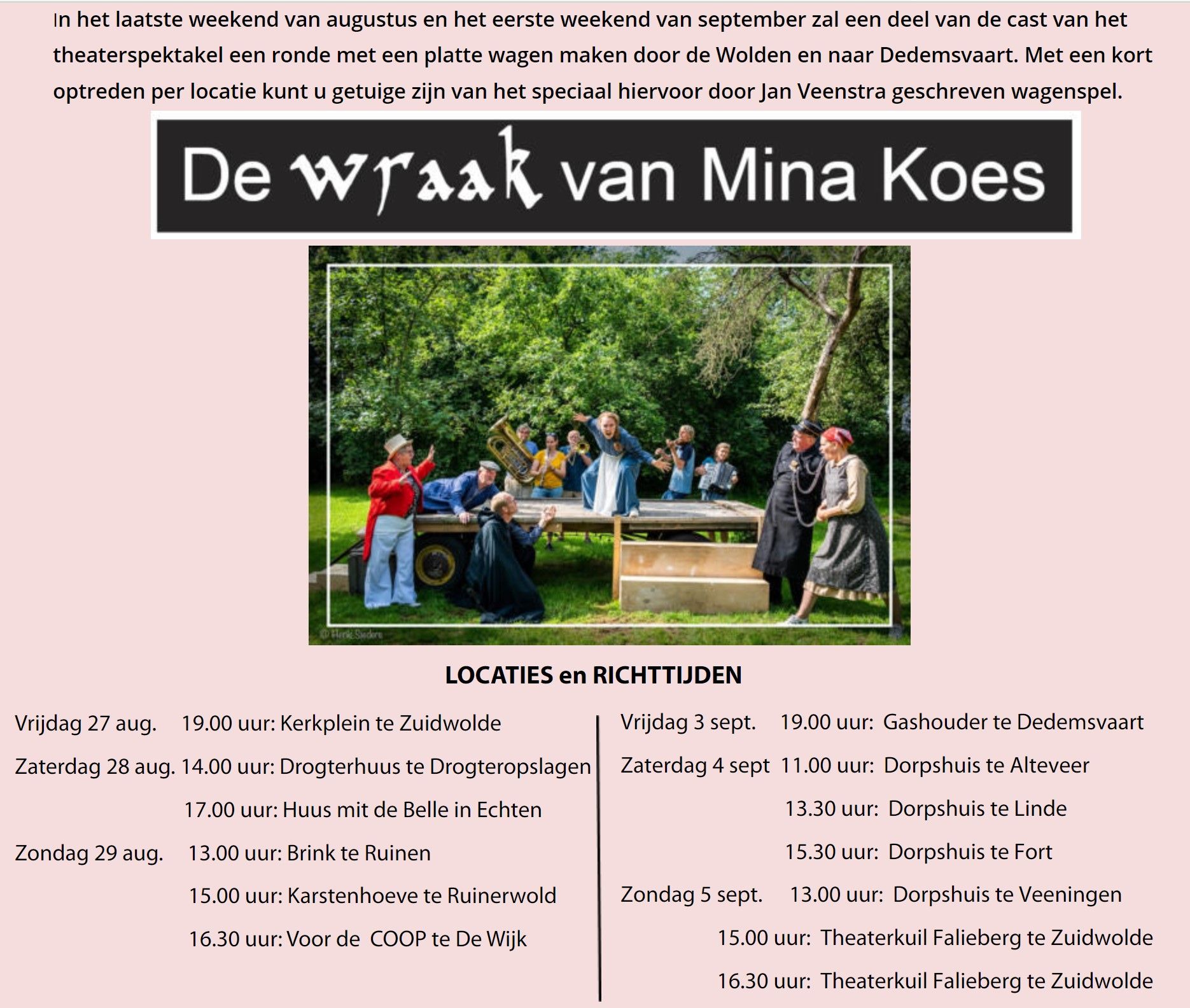 De wraak van Mina Koes