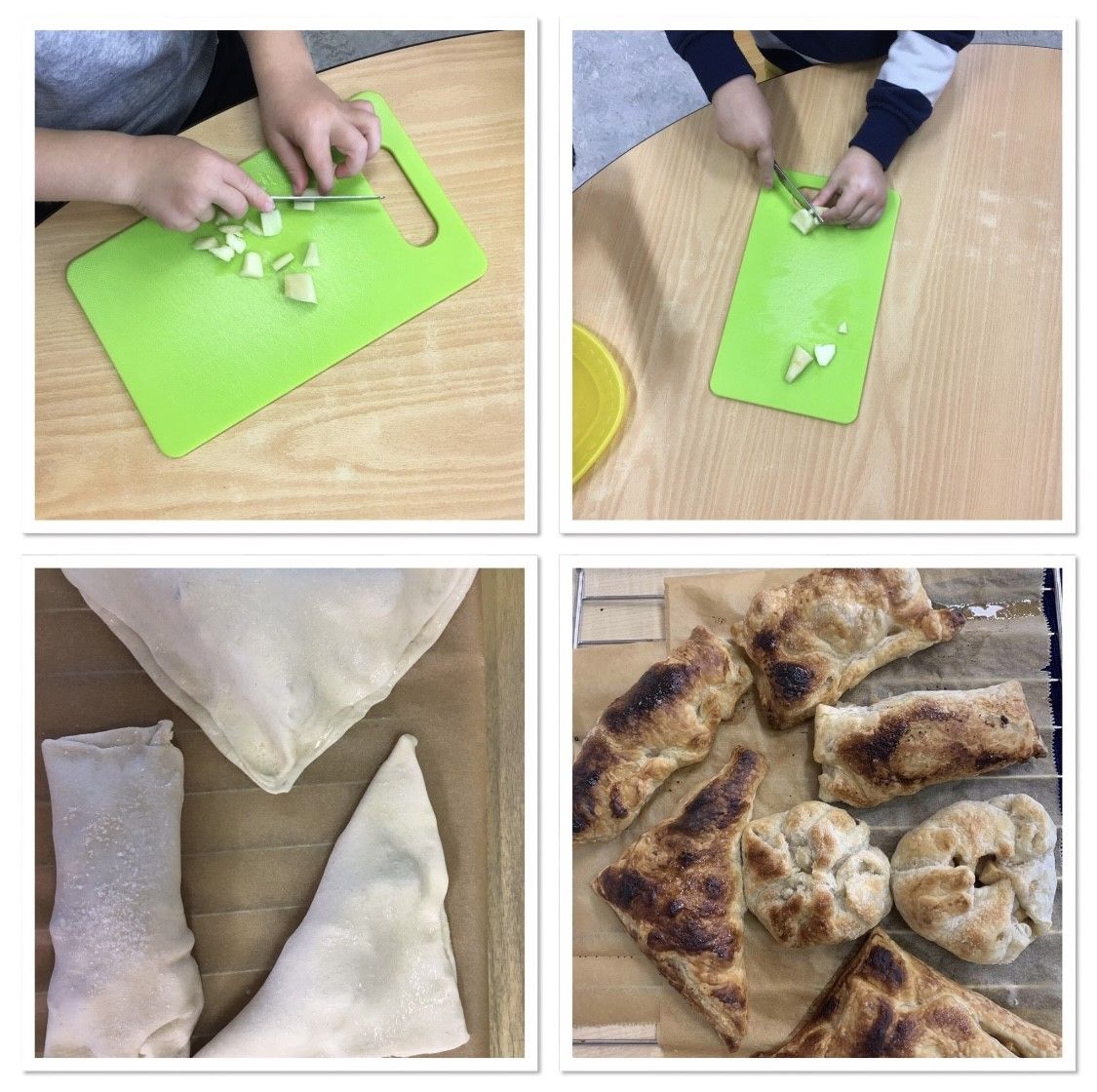 Appelflappen maken met de peuters in Linde