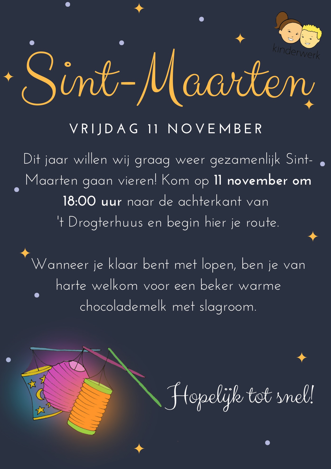 Lampionnen optocht, doen jullie mee?