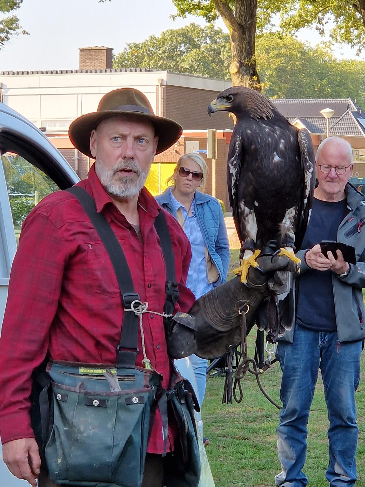 Roofvogel demonstratie